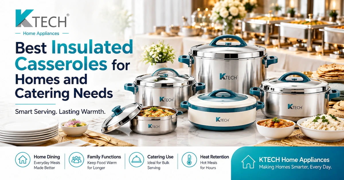 Best Insulated Casseroles for Homes and Catering Needs