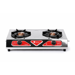 KTECH STAINLESS STEEL LPG GAS STOVE 2 BURNER - SONATA