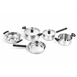 KTECH STAINLESS STEEL 7 PCS COOKWARE SET