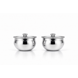 STAINLESS STEEL PND 2 PCS SET
