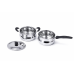 KTECH STAINLESS STEEL 3 PCS COMBO SET - PLATINA