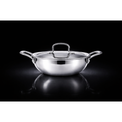 FLM TRIPLY DEEP KADAI (WITH LID)
