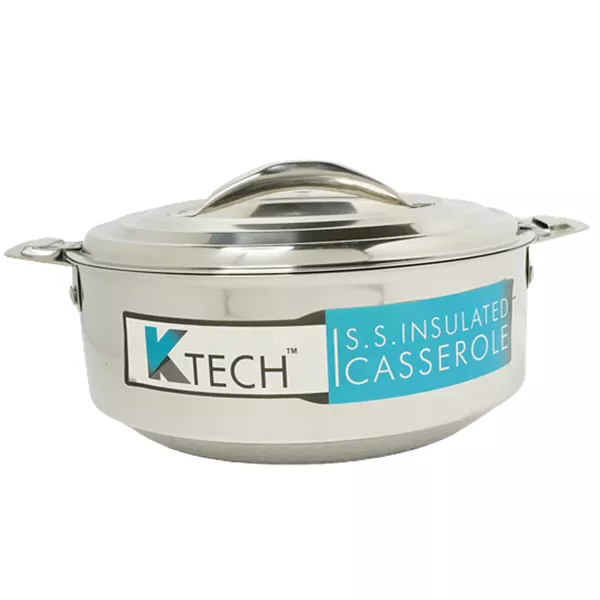Stainless Steel Thermosteel Casserole Set of 3 for Kitchen Hot Case  1500,2000 ml